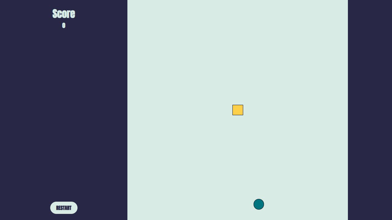 Angular Snake Game interface with score panel and a custom game board